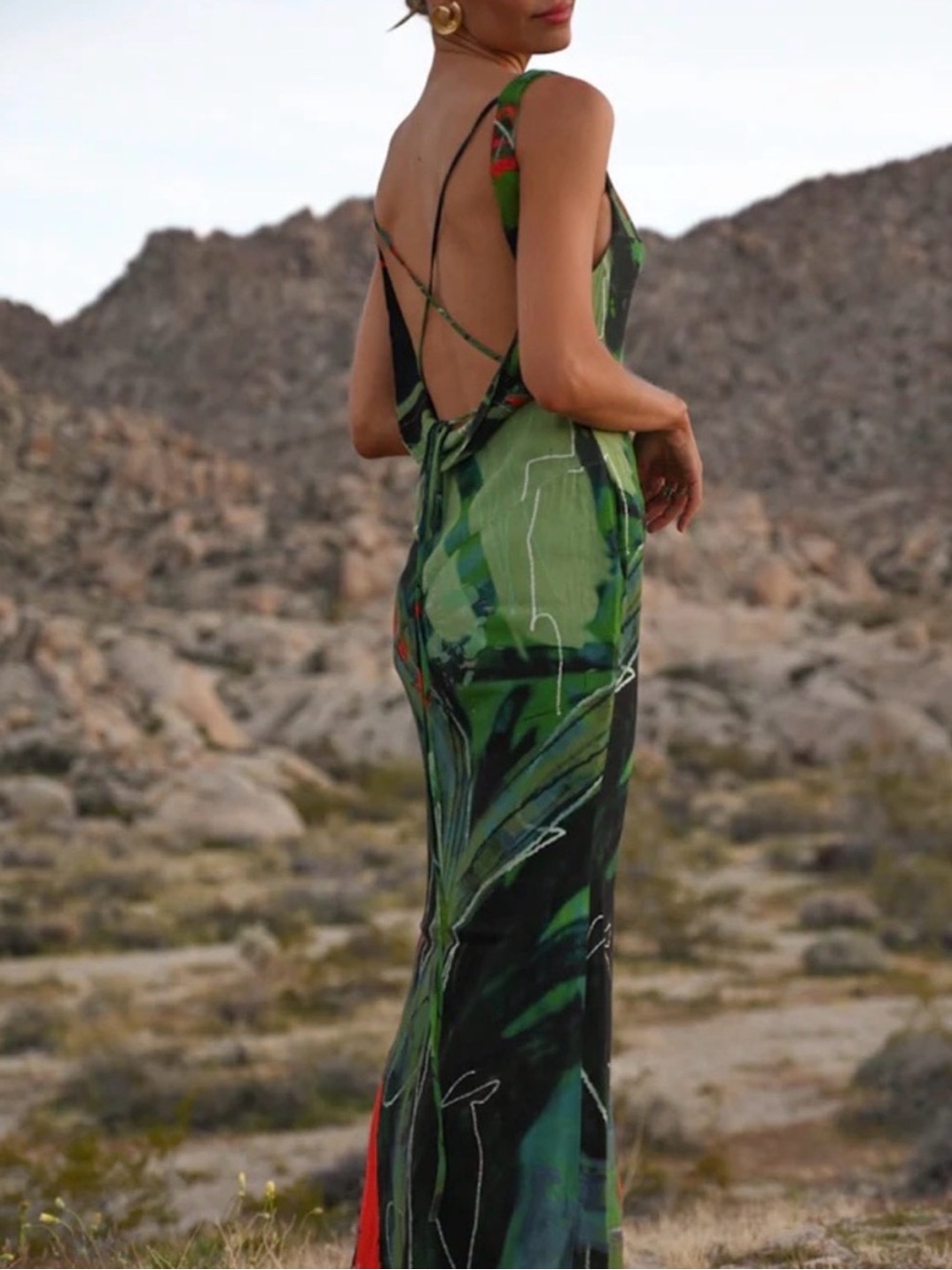 Yellow the Label Rhea Maxi Dress - Sculpted Evening Gown - Picture 3 of 6